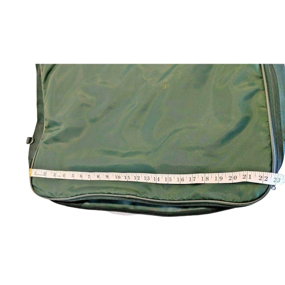 Airway USA Garment Bag 72" Green Nylon Travel Suit Carrier - Picture 3 of 11